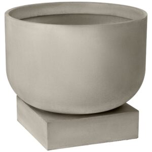 Bolia &Scaron;ed&yacute; cementov&yacute; květin&aacute;č Podium &Oslash; 60 cm