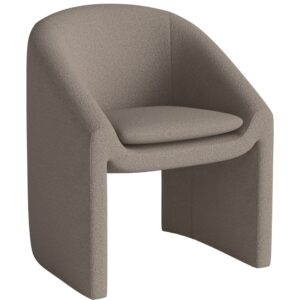 Bolia Tmavě b&eacute;žov&aacute; boucl&eacute; j&iacute;deln&iacute; židle Mielo