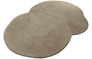 Bolia Tmavě b&eacute;žov&yacute; vlněn&yacute; koberec Zen 180 x 240 cm