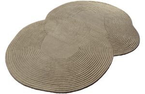 Bolia Tmavě b&eacute;žov&yacute; vlněn&yacute; koberec Zen 250 x 333 cm