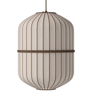 Bolia Tmav&eacute; dubov&eacute; z&aacute;věsn&eacute; světlo Luc&eacute;n Cylinder 40 cm