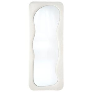 By-Boo B&eacute;žov&eacute; čalouněn&eacute; stojac&iacute; zrcadlo Evol 180 x 72 cm