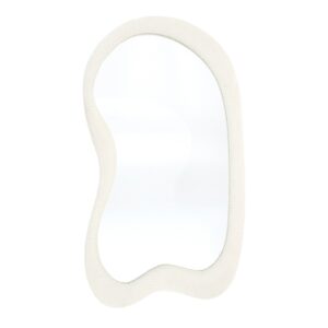 By-Boo B&eacute;žov&eacute; čalouněn&eacute; z&aacute;věsn&eacute; zrcadlo Evol 100 x 58 cm