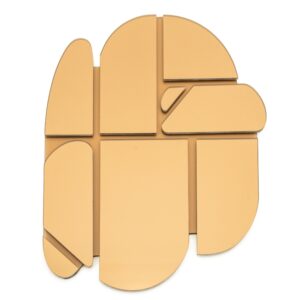 By-Boo B&eacute;žov&eacute; z&aacute;věsn&eacute; zrcadlo Kari 60 x 50 cm