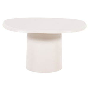 By-Boo B&iacute;l&yacute; hlin&iacute;kov&yacute; konferenčn&iacute; stolek Sten 71 x 57 cm