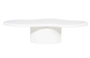 By-Boo B&iacute;l&yacute; konferenčn&iacute; stolek Seki 121 x 51 cm