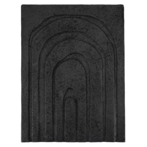 By-Boo Čern&yacute; abstraktn&iacute; obraz Echo 80 x 60 cm