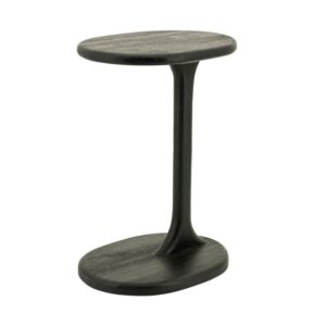 By-Boo Čern&yacute; dřevěn&yacute; odkl&aacute;dac&iacute; stolek Fenix 40 x 30 cm