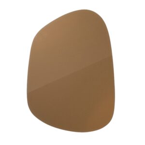 By-Boo Hněd&eacute; z&aacute;věsn&eacute; zrcadlo Amber 61 x 45 cm