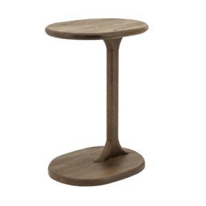 By-Boo Hněd&yacute; dřevěn&yacute; odkl&aacute;dac&iacute; stolek Fenix 40 x 30 cm