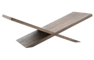 By-Boo Hněd&yacute; dřevěn&yacute; stojan na knihy Tee 16 x 47 cm