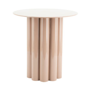 By-Boo Starorůžov&yacute; kovov&yacute; odkl&aacute;dac&iacute; stolek Olympa 43 cm