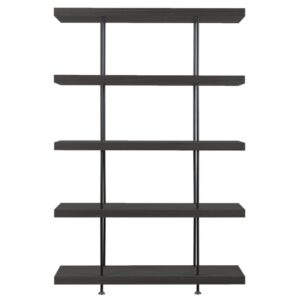 Čern&aacute; dřevěn&aacute; knihovna Quax Hai-No-Ki 180 x 120 cm