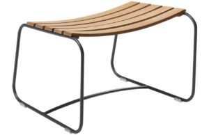 Čern&aacute; dřevěn&aacute; podnožka Fermob Surprising