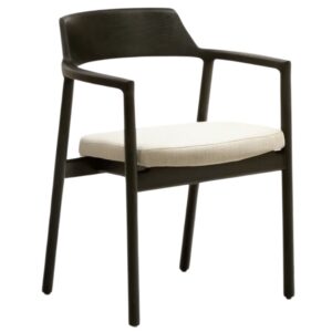 Čern&aacute; dubov&aacute; j&iacute;deln&iacute; židle Kave Home Alocs