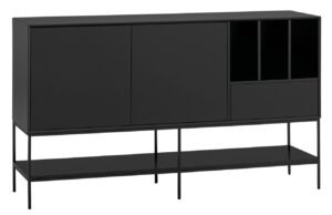 Čern&aacute; komoda Teulat Platt 166 x 45 cm