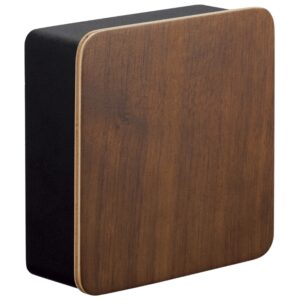 Čern&aacute; kovov&aacute; dřevěn&aacute; n&aacute;stěnn&aacute; skř&iacute;ňka na kl&iacute;če Yamazaki Rin 15