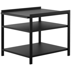 Čern&aacute; kovov&aacute; př&iacute;davn&aacute; police Yamazaki Tower 33 x 41