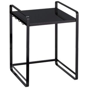 Čern&aacute; kovov&aacute; př&iacute;davn&aacute; police Yamazaki Tower 47