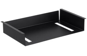 Čern&aacute; kovov&aacute; př&iacute;davn&aacute; police pod stůl Yamazaki Tower 43