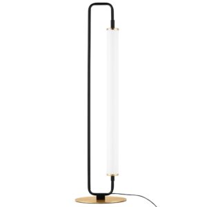 Čern&aacute; kovov&aacute; stoln&iacute; LED lampa Nova Luce Wetro