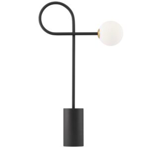 Čern&aacute; kovov&aacute; stoln&iacute; lampa Nova Luce Dedalo