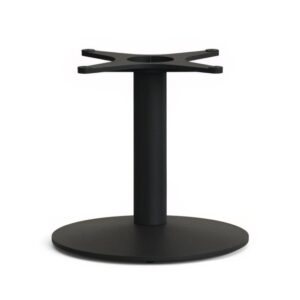 Čern&aacute; kovov&aacute; stolov&aacute; podnož Kave Home Esilda 45 cm