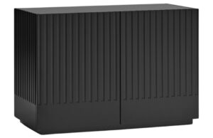 Čern&aacute; lakovan&aacute; komoda Teulat Doric 100 x 48 cm