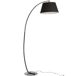 Čern&aacute; l&aacute;tkov&aacute; stojac&iacute; lampa J-line Molta 188 cm