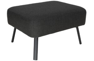 Čern&aacute; l&aacute;tkov&aacute; zahradn&iacute; podnožka No.106 Mindo 74 x 59 cm