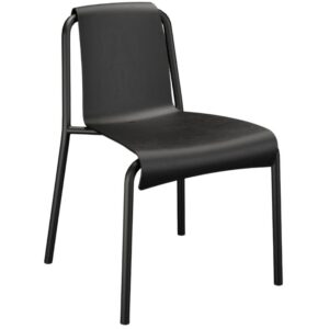 Čern&aacute; plastov&aacute; zahradn&iacute; židle HOUE Nami