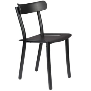Čern&aacute; zahradn&iacute; židle ZUIVER FRIDAY