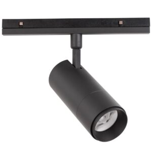 Čern&eacute; kovov&eacute; LED světlo do magnetick&eacute; li&scaron;ty Nova Luce Lod II. 24