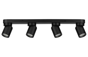 Čern&eacute; kovov&eacute; bodov&eacute; světlo Nova Luce Amecy 60 cm