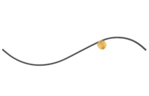 Čern&eacute; kovov&eacute; n&aacute;stěnn&eacute; LED světlo Nova Luce Kima 102 cm