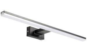 Čern&eacute; kovov&eacute; n&aacute;stěnn&eacute; světlo Kave Home Vissia 60 cm