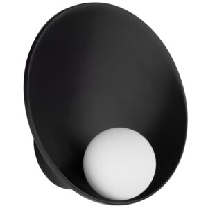 Čern&eacute; kovov&eacute; n&aacute;stěnn&eacute; světlo Nova Luce Minim