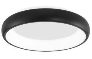 Čern&eacute; kovov&eacute; stropn&iacute; LED světlo Nova Luce Albi 41 cm