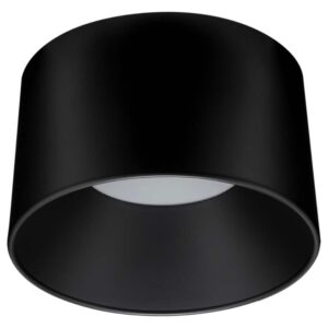 Čern&eacute; kovov&eacute; stropn&iacute; LED světlo Nova Luce Atil 35 cm