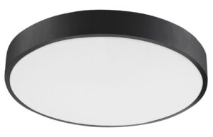 Čern&eacute; kovov&eacute; stropn&iacute; LED světlo Nova Luce Hadon 40 cm