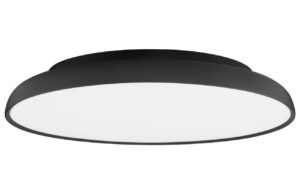 Čern&eacute; kovov&eacute; stropn&iacute; LED světlo Nova Luce Linus II. 60 cm