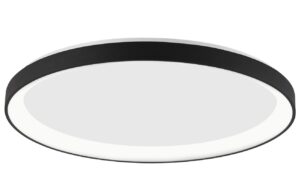 Čern&eacute; kovov&eacute; stropn&iacute; LED světlo Nova Luce Pertino II. 58 cm