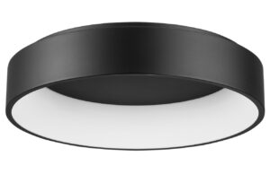 Čern&eacute; kovov&eacute; stropn&iacute; LED světlo Nova Luce Rando 60 cm