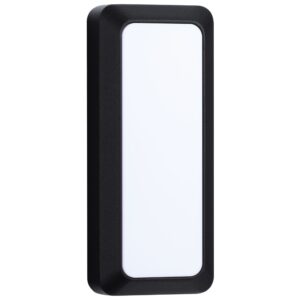 Čern&eacute; kovov&eacute; venkovn&iacute; n&aacute;stěnn&eacute; LED světlo Nova Luce Appia II.