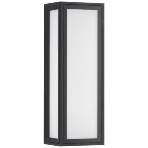 Čern&eacute; kovov&eacute; venkovn&iacute; n&aacute;stěnn&eacute; LED světlo Nova Luce Astral 25