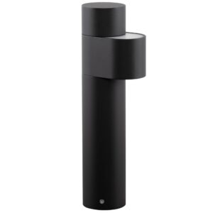 Čern&eacute; kovov&eacute; venkovn&iacute; sloupkov&eacute; LED světlo Nova Luce Aduro 35 cm