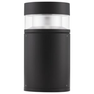 Čern&eacute; kovov&eacute; venkovn&iacute; sloupkov&eacute; LED světlo Nova Luce Tala 25 cm