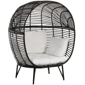 Čern&eacute; kovov&eacute; zahradn&iacute; křeslo J-line Thome