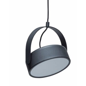 Čern&eacute; kovov&eacute; z&aacute;věsn&eacute; LED světlo H&uuml;bsch Stage