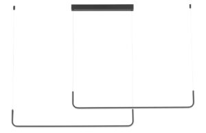 Čern&eacute; kovov&eacute; z&aacute;věsn&eacute; LED světlo Nova Luce Strita 150 cm